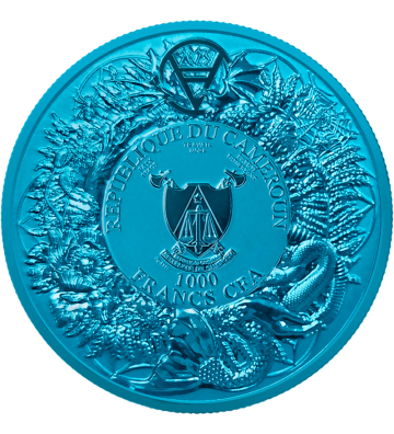 1000 Francs Domowik Space Blue - Slavic Bestiary