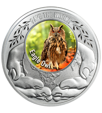 500 Francs Eagle Owl - Save the World