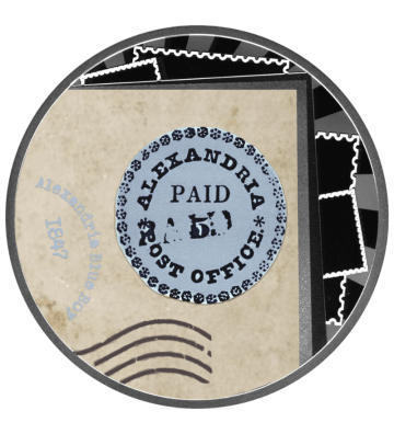 500 Francs Alexandria Blue Boy - World`s Most Valuable Stamps