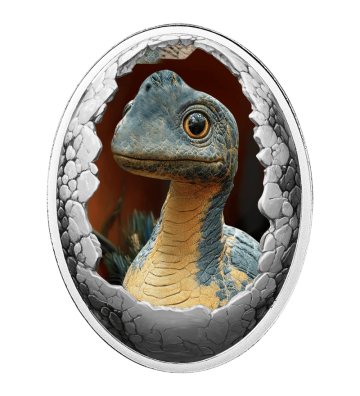 500 Franków Brachiozaur - Dinozaury