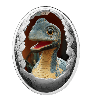500 Franków Brachiozaur - Dinozaury