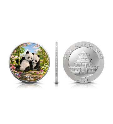 10 Yuan  China Panda, Spring - Four Seasons
