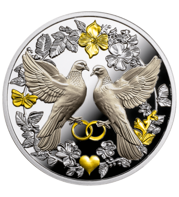 500 Francs Wedding Doves