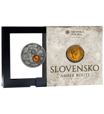 1$ Slovensko - Amber Route