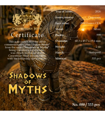 2000 Francs Trojan Horse - Shadows of Myths