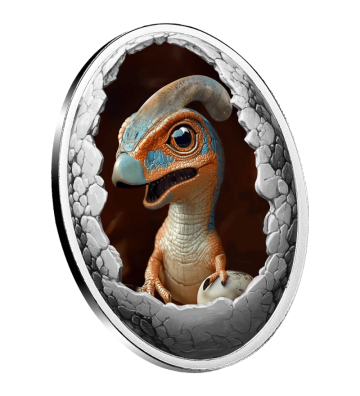 500 Franków Parazaurolof - Dinozaury