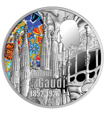 5 Euro Antoni Gaudi, 100. Rocznica Śmierci