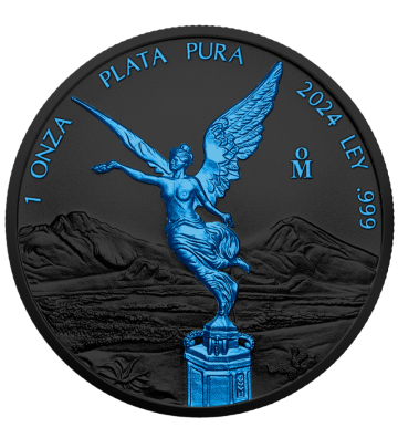 1 Onza Libertad  - Czarny Platynowy Lód