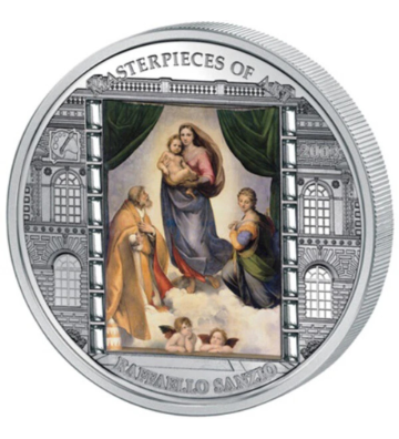 20$ Sistine Madonna, Rafael Santi - Masterpieces of Art