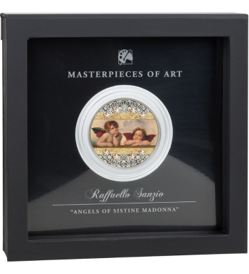 20$ Angels of Sistine Madonna, Raffaello Sanzio - Masterpieces of Art