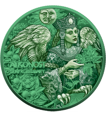 1000 Franków Alkonost Space Green - Bestie Słowiańskie