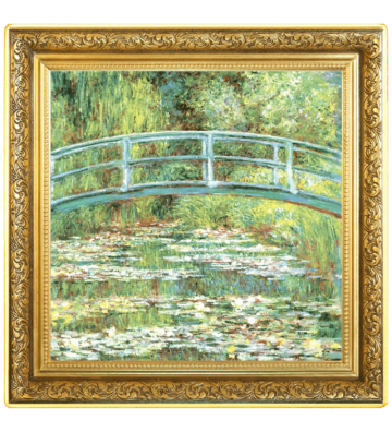 1$ Lilie Wodne i Most Japoński, Claude Monet - Skarby światowego malarstwa