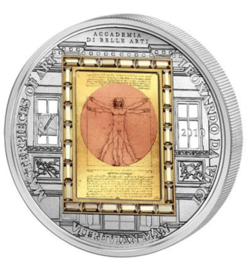 20$ Vitruvian Man, Leonardo Da Vinci - Masterpieces of Art