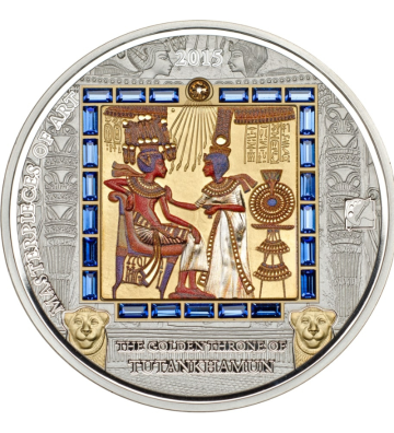 20$ 25$ Złoty Tron Tutanchamona - Masterpieces of Art