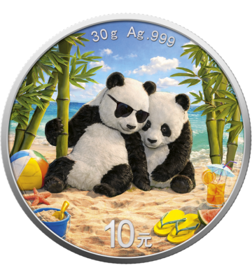 10 Yuan Chińska Panda, Lato - Cztery Pory Roku