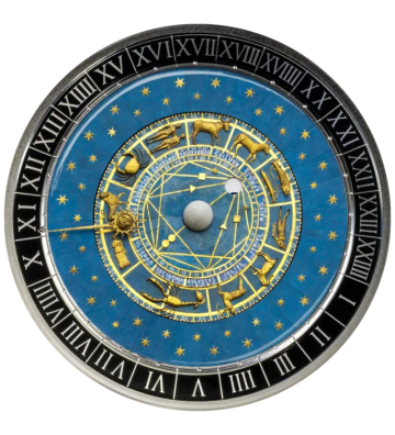 5€ Padua Astronomical Clock - City Hall Clock