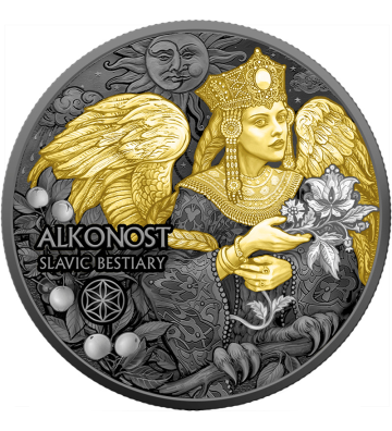 1000 Francs Alkonost Multimetal - Slavic Bestiary