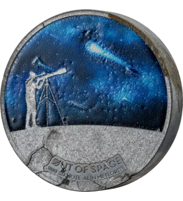 1$ Sikhote-Alin - Moneta z Meteorytu