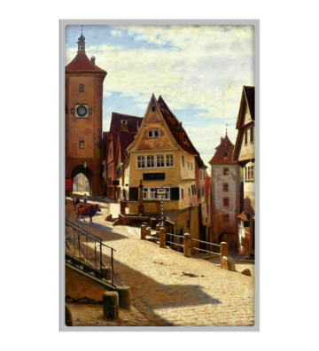 500 Francs Am Plönlein in Rothenburg - Aleksander Gierymski