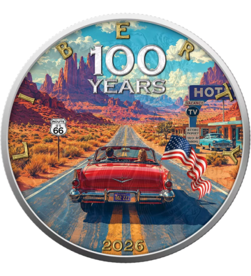 1$ Amerykański Orzeł, 100 lat Legendy – Route 66
