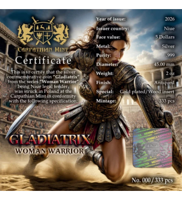 5$ Gladiatrix - Kobieta Wojowniczka