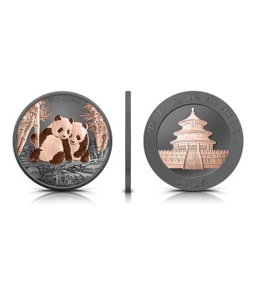 10 Yuan China Panda 2026 - Black & Pink