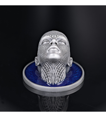 2$ Lady Waterfall - Wireframe Art