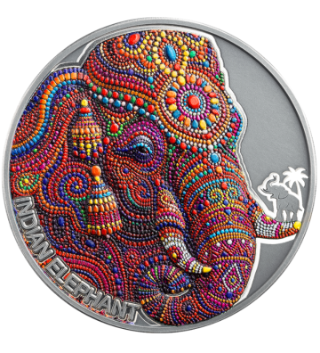 2000 Francs Indian Elephant - Patterns of World