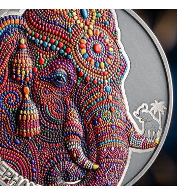 2000 Francs Indian Elephant - Patterns of World
