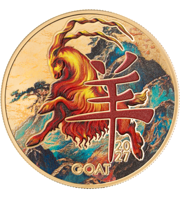 500 Franków Rok Kozy - Zodiak Księżycowy