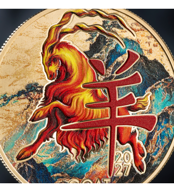 500 Franków Rok Kozy - Zodiak Księżycowy