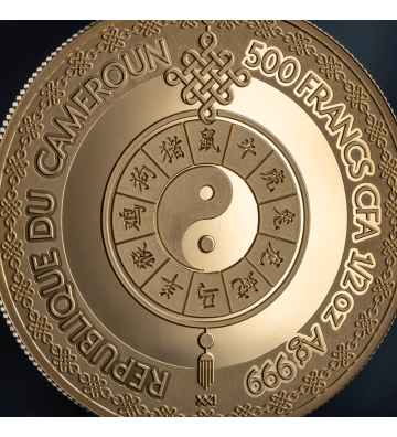 500 Franków Rok Kozy - Zodiak Księżycowy