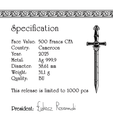 500 Francs Baptism of Fire - The Witcher Book Series