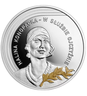 10 zł Halina Konopacka – In the Service of the Homeland