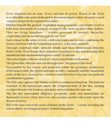2000 Francs Bee - The Rulers of the Nests