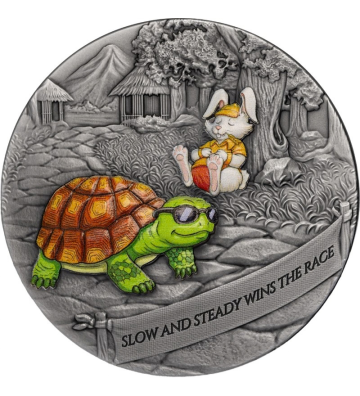 2000 Francs The Tortoise and the Hare - Fables & Proverbs