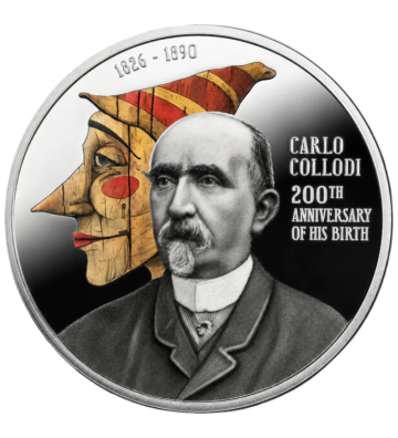 5 Euro Carlo Collodi, 200 th Anniversary of his Birth