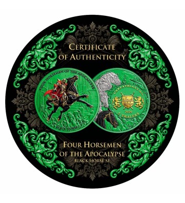 5 Thalers Black Horse, Space Green - Four Horsemen of the Apocalypse