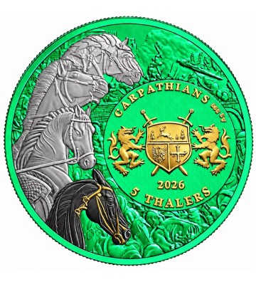 5 Thalers Black Horse, Space Green - Four Horsemen of the Apocalypse
