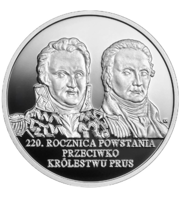 10 zł 220th Anniversary of the Uprising against the Kingdom of Prussia