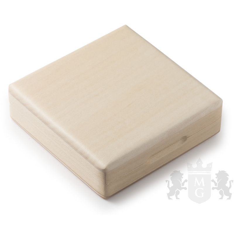 44 mm Drewniane Pudełko Jasne