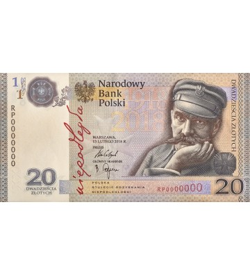 20 zł The Century of Regaining Independence, Józef Piłsudski