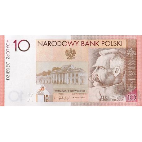 10 zł 90 Rocznica Odzyskania Niepodległości, Józef Piłsudski