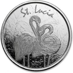 2$ Pink Flamingo, St. Lucia - EC8