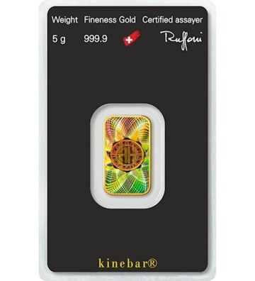 Kinebar, Sztabka Złota Argor-Heraeus 5 g