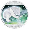 1$ Frozen Chinese Panda Aurora Rhodium