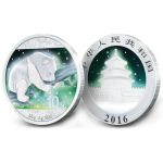 1$ Frozen Chinese Panda Aurora Rhodium
