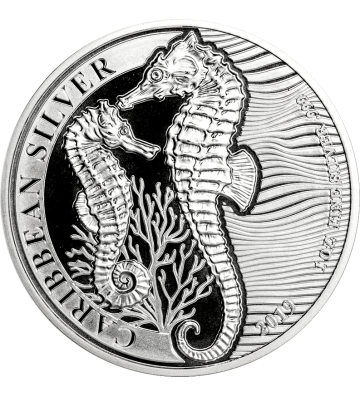 1$ Caribbean Seahorse
