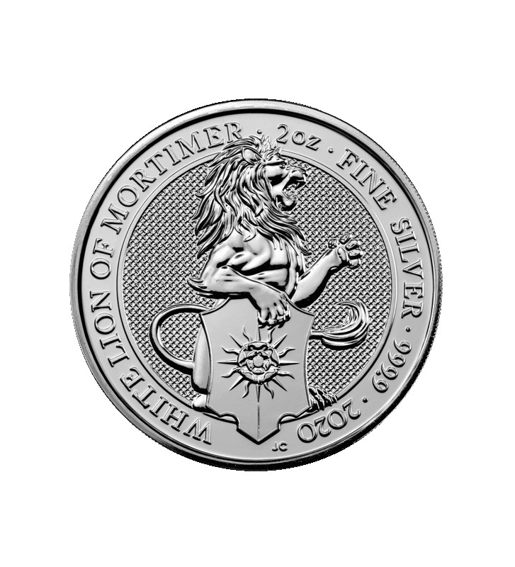 5£ The White Lion of Mortimer - Queen's Beast 5£ The White Lion of Mortimer - Queen's Beast