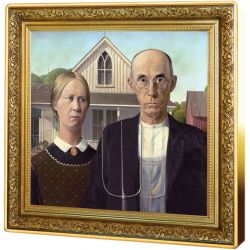 1$ American Gothic - Treasures of World Painting